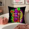 Чехол на подушку Игровой хоррор FFive Nights at Freddys Наволочка Короткий плюш Невидимая молния Для комнаты Дивана Чехол на подушку