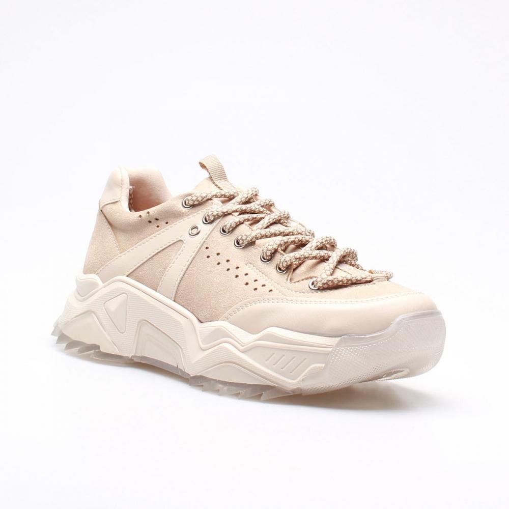 Женские бежевые кроссовки