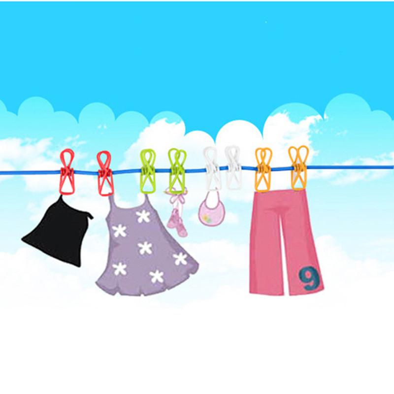 Вешалка для одежды Сушилка для одежды Веревка с эластичными зажимами Выдвижная ветрозащитная портативная дорожная вешалка для снаряжения Ремешок для хранения