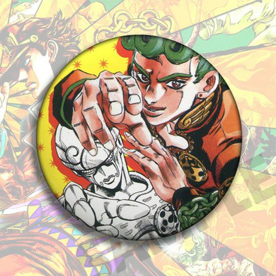 JOJO's Bizarre Adventure Золотое Переиздание Куджо Джотаро Кулон Значок Украшение
