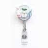 Medical Treatment Retractable Keychain Badge Reel Clip ID Card Badge Holder Doctor Nurse Clip