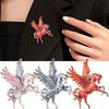 Vintage Pegasus Brooch Alloy Brooch Pins Hot Animal Lapel Pin  Cultural Art