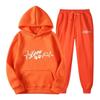 Men Women Couple Hoodie Set Long Sleeve Top Pants Casual Sportswear Fall Outfit