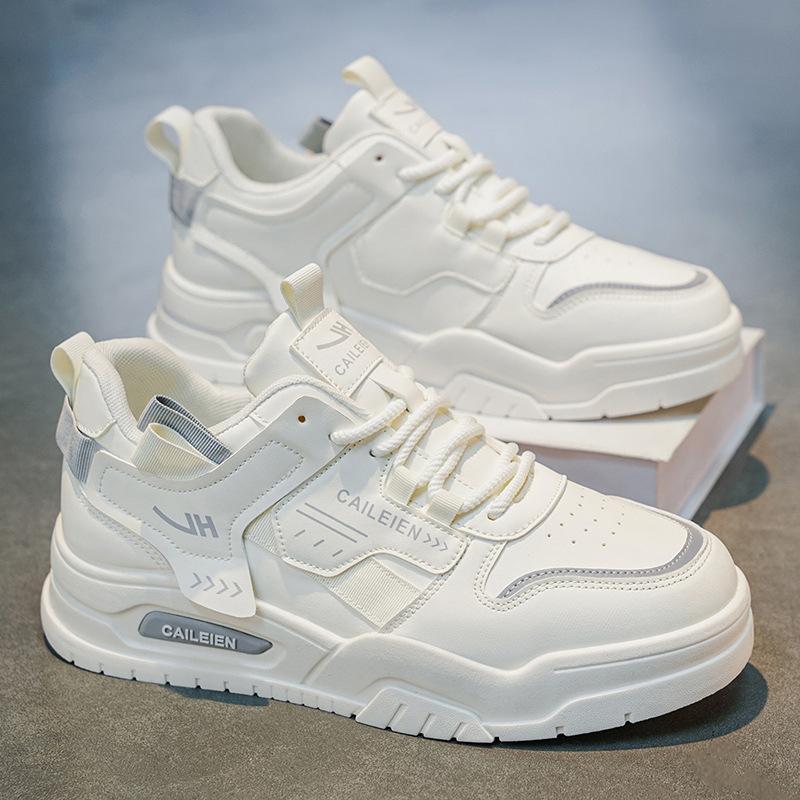Spring men's shoes breathable little white shoes male students trend versatile platform sports casual board shoes dad shoes