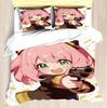 Duvet Cover Set Aniyah Anime Modern Printed Home Children Animation Spy Decoration Sets, 3 Pcs