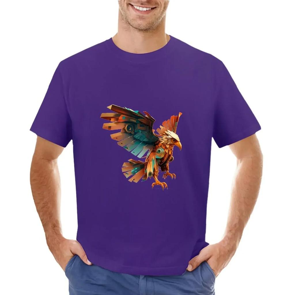 mechanical robot Eagle T-shirt new edition quick drying men clothes