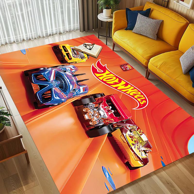 Hot Wheels Race Living Room Nonslip Area Rug Soft Carpet For Bedroom Game Playroom Sofa Office Home Decor Doormat Christmas Gift C926259
