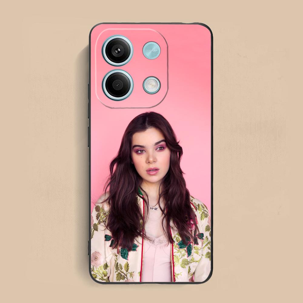 Матовый чехол из ТПУ для мобильного телефона Hailee Steinfeld для Xiaomi Redmi 15 14 13 12 A5 3 2 1 C Plus 4G 5G Цветная печать