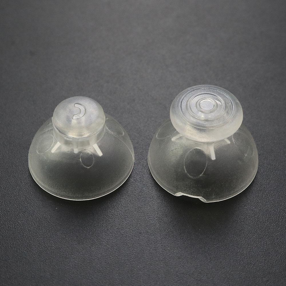 JCD 2pcs Left And Right 3D Analog Joystick Thumb Stick Silicone Cap For GameCube For NGC GC Controller Repair Part Replacement