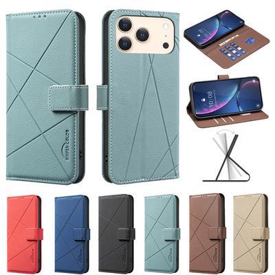 Кошелек с RFID-защитой, откидной чехол для iPhone 17 Air 16E 16 15 14 Plus 13 Pro Max Coque, чехол для телефона, кожаные чехлы, защитные сумки, Funda