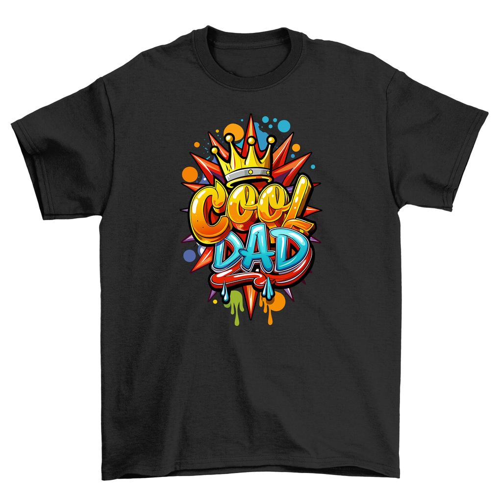 Cool Dad King T-Shirt Mens Womens Tees Top - Rule the Dad Jokes Kingdom! Funny tee, Unisex Design. Th