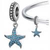 Charms Starfish Pr 925 Pendant Bead Ocean Colorful Zircons