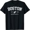 Vintage Boston Massachusetts Est 1630 Souvenir Unisex T-shirt