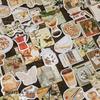 46pcs/lot Kawaii Stationery Stickers Traveler's Diary Diary Decorative Mobile Stickers Scrapbooking DIY Craft Stickers