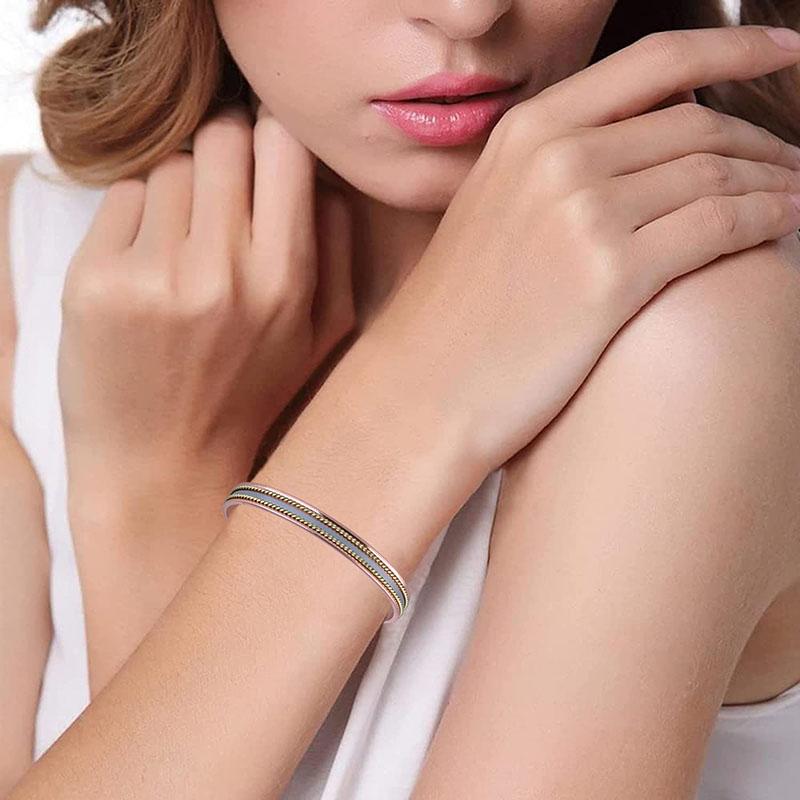 Vintage Copper Bracelets for Women Men 99.9% Pure Copper Magnetic Bangle with Energy Magnets Adjustable Cuff Jewelry Gift