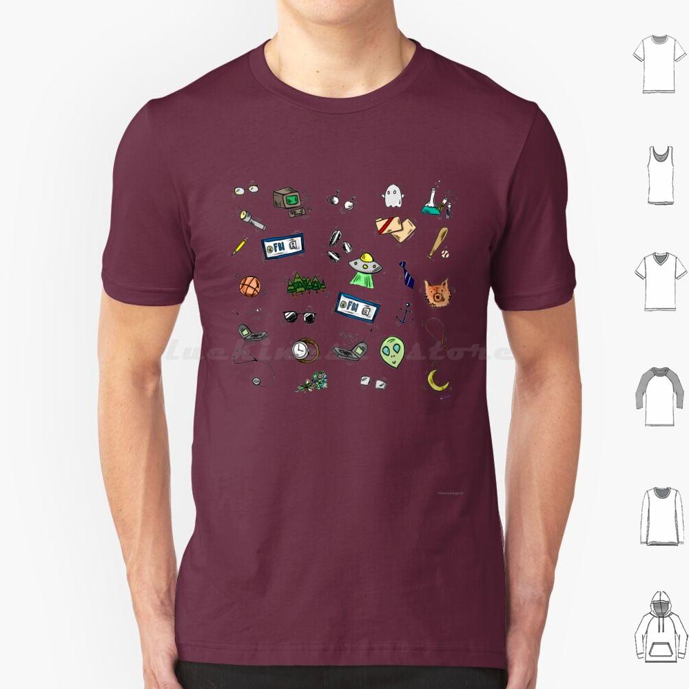 Футболка X Files Doodles Мужская Женская Детская 6XL Секретные Материалы Секретные Материалы Малдер Скалли Космос Луна Рисунки Маленький ФБР ТВ Фокс Малдер Дана