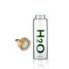 Стеклянная колба H2o с бамбуковой крышкой 800 мл