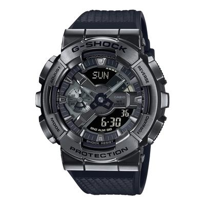 Мужские часы G-Shock с металлическим покрытием GM-110BB-1AJF, черные, официальная японская модель
