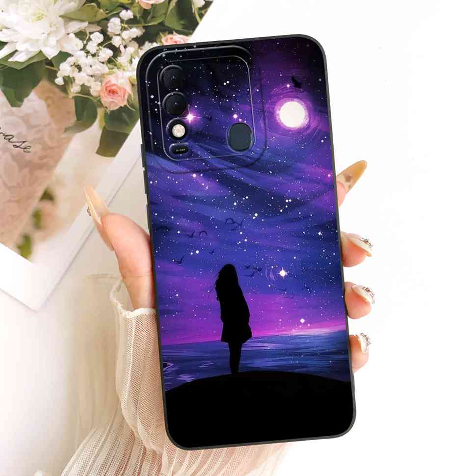 6.52" Для Tecno Spark 8 KG6 KG6k Силиконовый Чехол Ударопрочный Мягкий Чехол для Телефона Для Tecno Spark8 Spark 8 Защитный Корпус