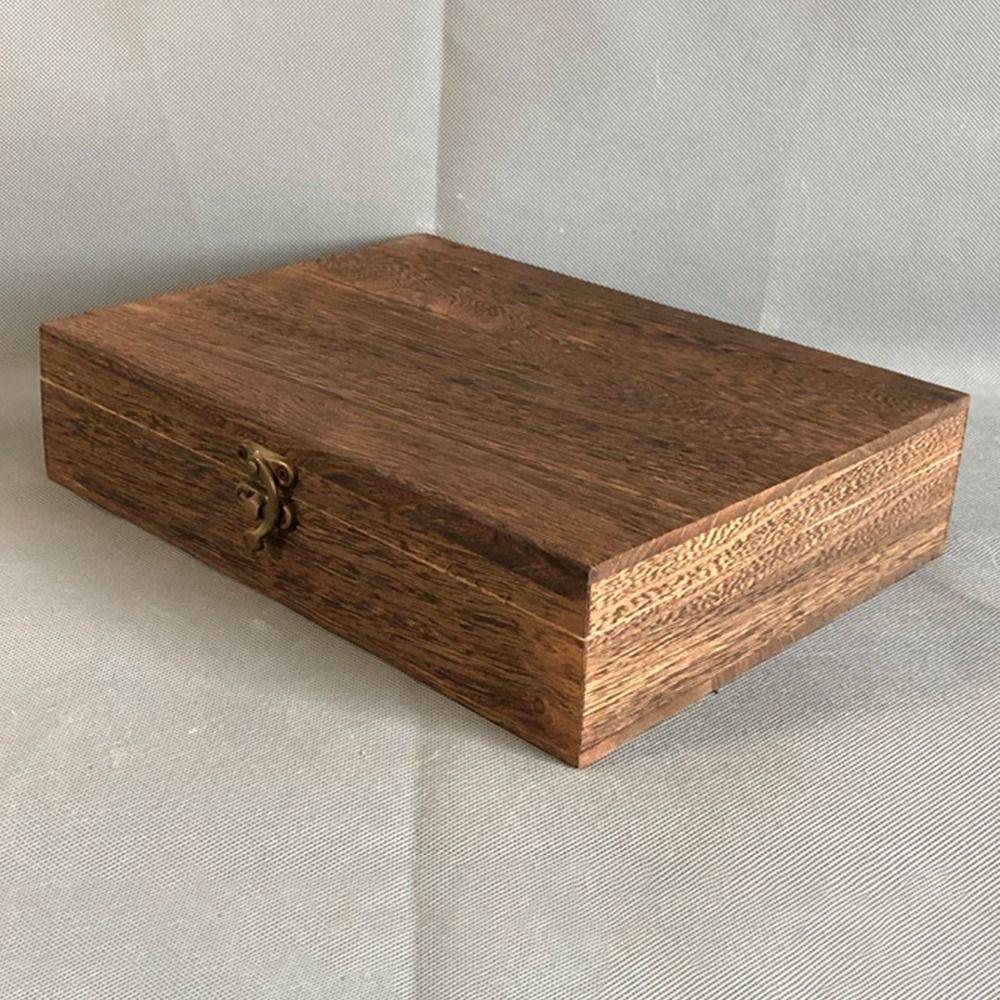 Деревянная коробка для чая, ящик/откидной ящик для ювелирных изделий, органайзер для всякой всячины, ретро-коробка для хранения чая пуэр