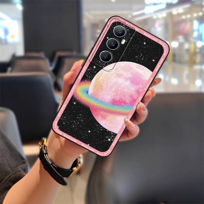 Мягкий чехол, прочный чехол для телефона Realme C65, устойчивый к грязи, ударопрочный, симпатичный, пылезащитный, водонепроницаемый, задняя крышка, граффити, ТПУ