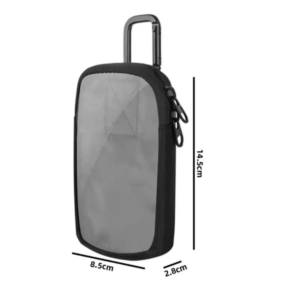 Black MP3 MP4 Storage Bag Cloth Audio Device Case Handy Music Player Sleeve Outdoor Sport