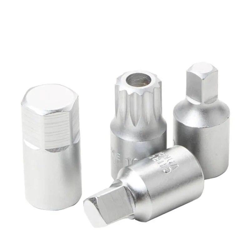 M16 H17 S8 S10 Пробка сливного отверстия масляного картера Торцевой ключ 3/8 дюйма Привод Авторемонт Коробка передач Винт Гаечный ключ Инструмент для ремонта автомобиля