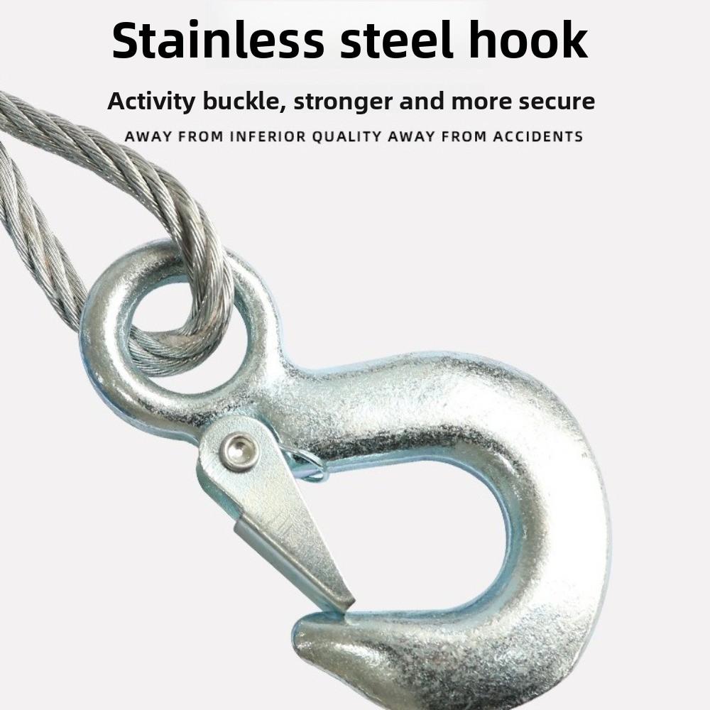 Аварийный Аварийный Трос Износостойкий Стальной Трос Тяговый Канат Буксировочный Трос Автомобили