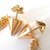 Party Tassels Rivet Chunky Stud Blouse Chain Jewellery Necklace Brooch Tip Collar Pin Spike
