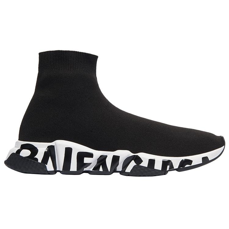 Balenciaga Speed Trainer 'Graffiti - Black White' Men's 605972W05GE1015