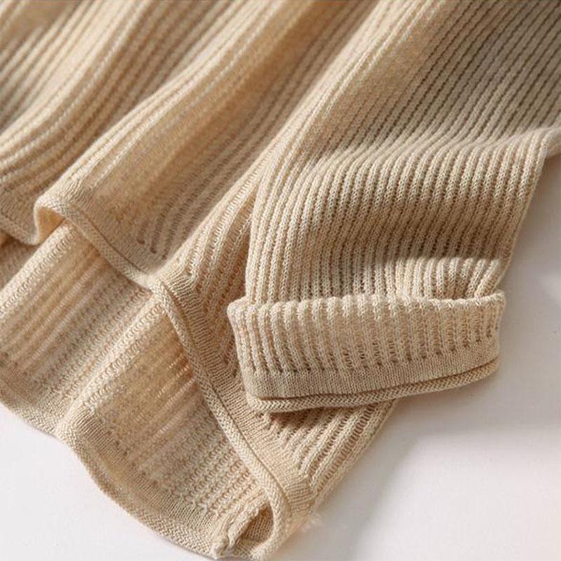 Свитер для женщин, теплый вязаный свитер-скелет, джемпер с длинным рукавом, свободный эластичный свитер с V-образным вырезом, топы