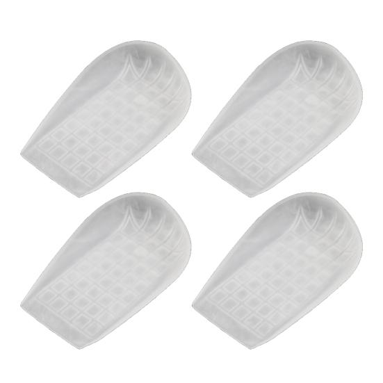 2 пары силиконовых пяточных чашек для подошвенного фасциита, гель для облегчения боли в пятках, защита для пяток, поддержка при боли в ногах, стельки для ахиллова тендинита