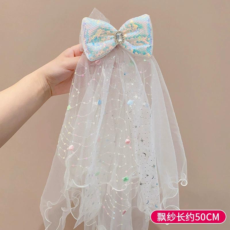 Детская корона с бантом, Суперфея светящаяся заколка для волос для девочки, Принцесса заколка для волос для маленькой девочки, Головной убор на день рождения ребенка