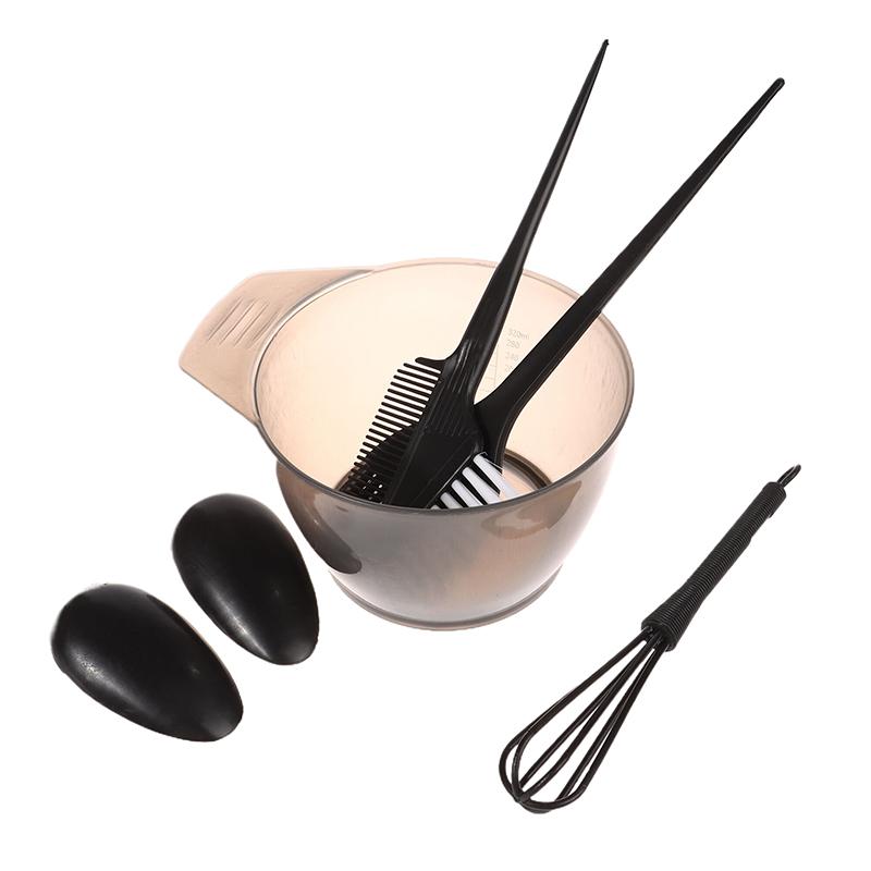 5 шт. набор кистей для окрашивания волос с ушными колпачками, стержень для смешивания, аппликатор для окрашивания волос, аксессуары для парикмахерского стиля