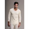Мужская майка из 100% шерсти с длинными рукавами, колготки, комплект нижнего белья 1002–1001– 1 комплект