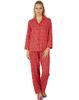 Bimba Women Rayon Night Wear Pajama Set Printed Full Sleeve Shirt with