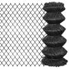 Day and Night - Day and Night Gray Steel Wire Mesh Fence 25x0.8 M