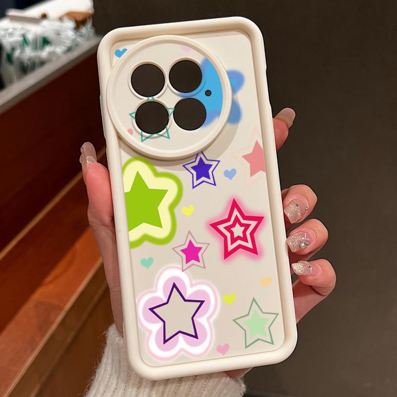 For OnePlus 13 Case Blended Colorful Stars Pattern Shockproof Bumper Silicone Cover For OnePlus 15 Nord 5 13R 13T 12R 12 11R 5G