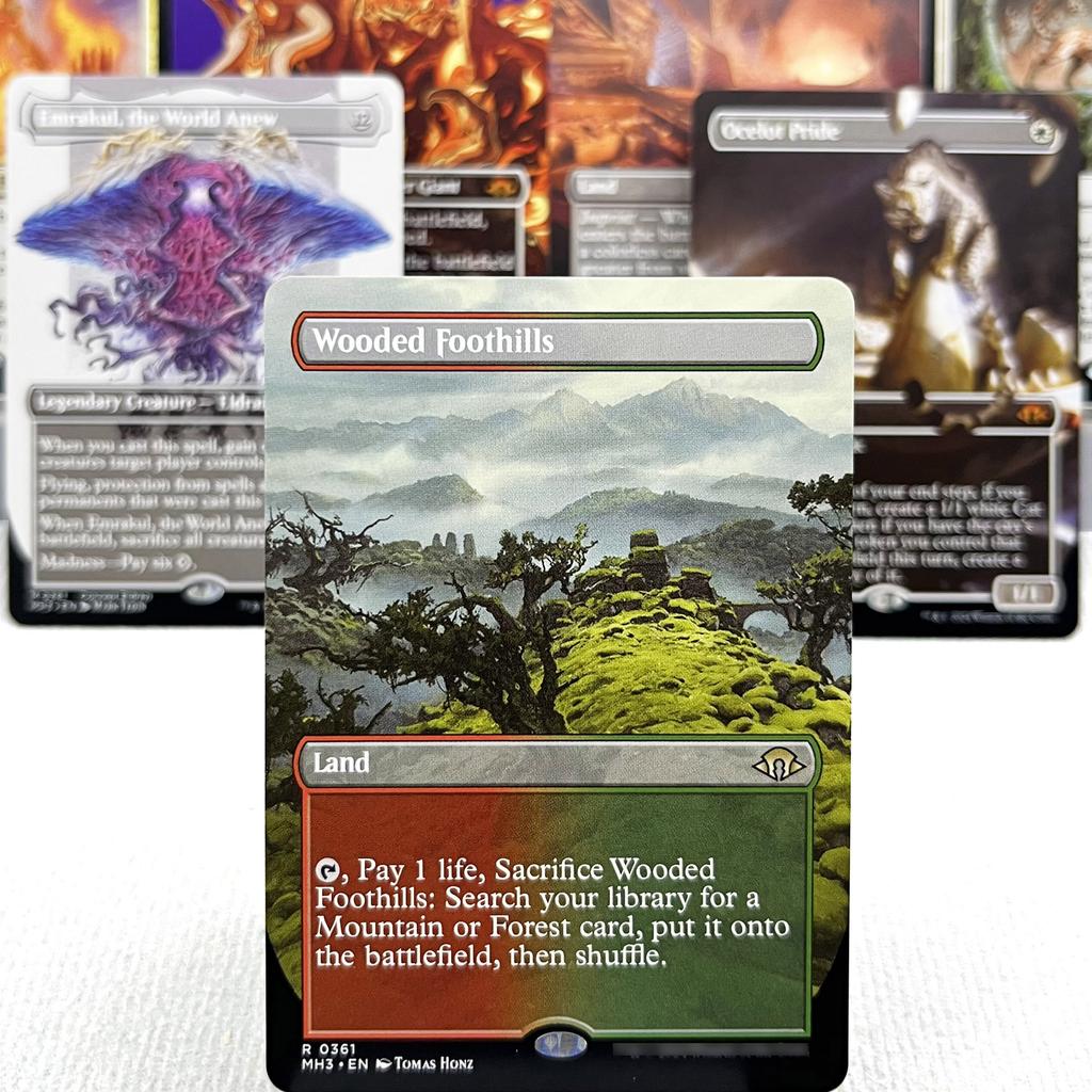 TSR MH3 C21 HOLO10-001 волшебные карты Гордость Оцелота Tcg прокси Уламог Осквернитель Эмракул, Мир заново Файрексианская Башня собирание