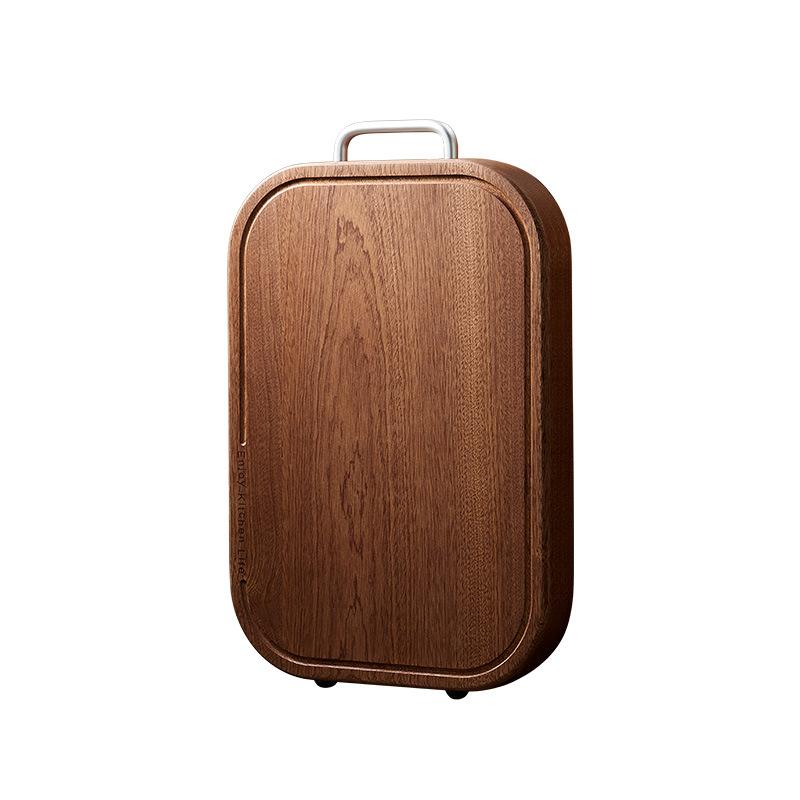 Solid Wood Anti-bacterial and Anti-mold Cutting Board Fruit Cutting Board Double-sided Cutting Board Ebony Plus Anti-slip