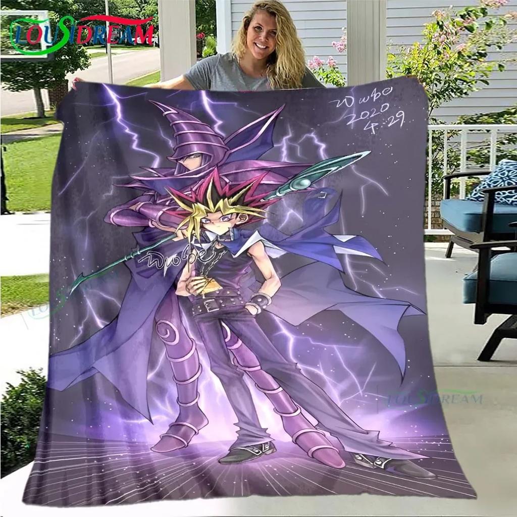 Известная Карточная Игра Y-Yu-Gi-Oh Плед, Фланелевый Плед для Дома Спальни Кровати Дивана Пикника Офиса Пешего Туризма Отдыха Дневного Сна