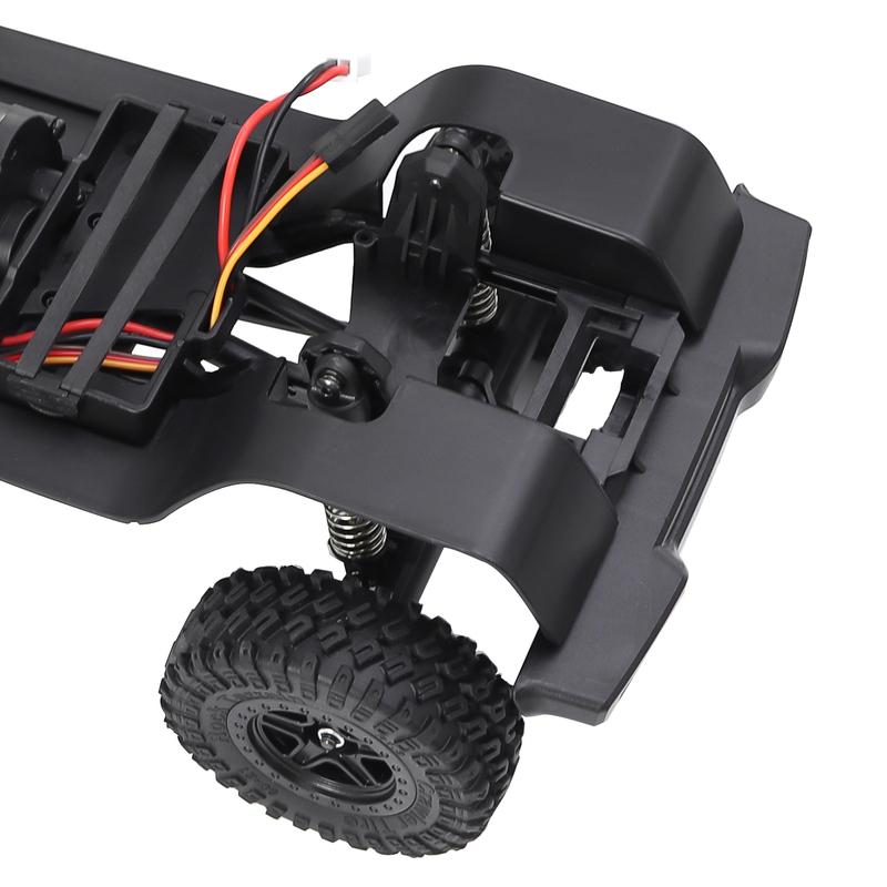 155mm 6.10in Wheelbase Assembled Frame Chassis Front Rear Axles Gearbox for 1/18 AX-8560 Rc Crawler TRX4M Bronco Defender