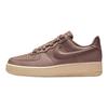 Кроссовки женские Air Force 1 07 Mink Brown Puffy Swoosh светло-хаки черного цвета HF2014-200