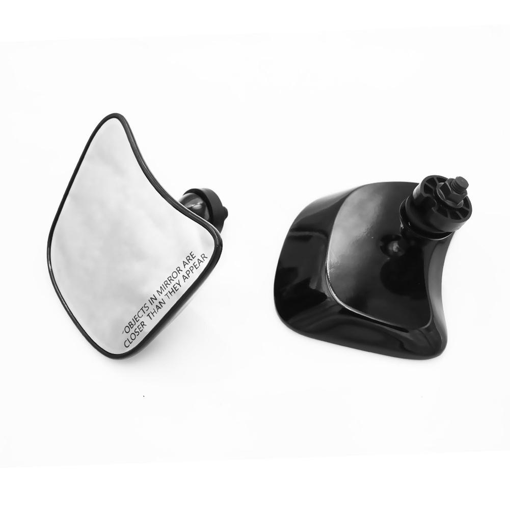 Aluminum Alloy Rear View Mirror For Off-road Riding Round Mirror Design Reinforced Frame PP Plastic Components