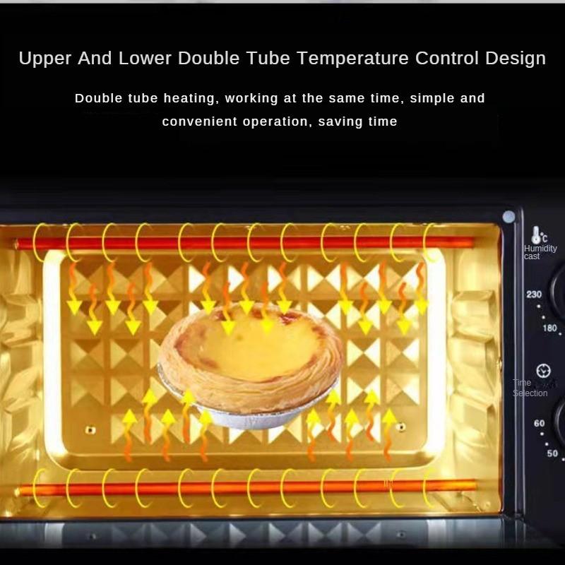 12л/22л духовка высокой емкости, бытовая многофункциональная электрическая духовка, кухонная выпечка, универсальная машина