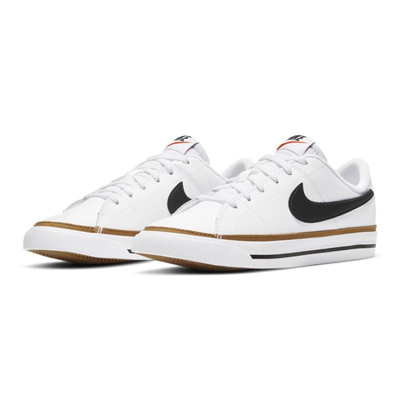 Nike Кроссовки Court Legacy Белые Пустынный Охристый GS DA5380-102