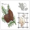 1Set Pine Cone Metal Cutting Die DIY Scrapbooking Paper Card Embossing Stencil