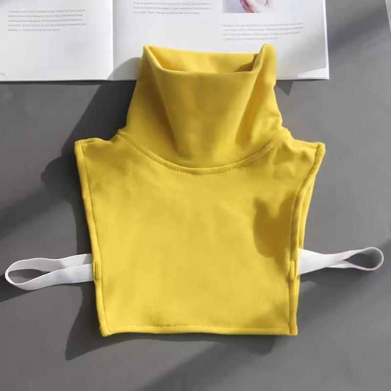 Fashion Turtleneck Fake Collar Shirt Women Warm False Collar Woman Adult Cotton Detachable Collar Choker Removable Half Shirt