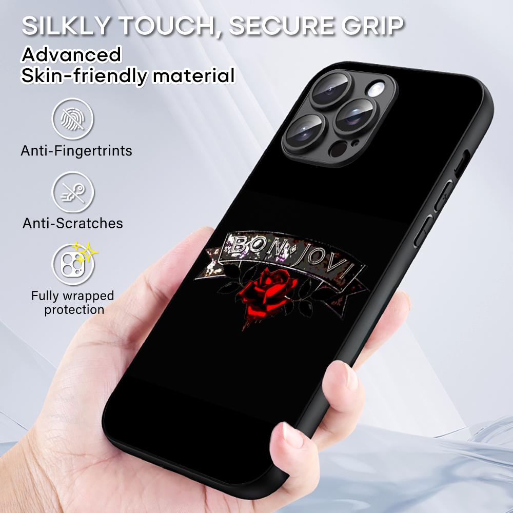 Personal BonS singer J-jovis poster Phone Case For iPhone 16 15 14 13 12 11 Plus Pro Max Limited Black hard case Sheepskin