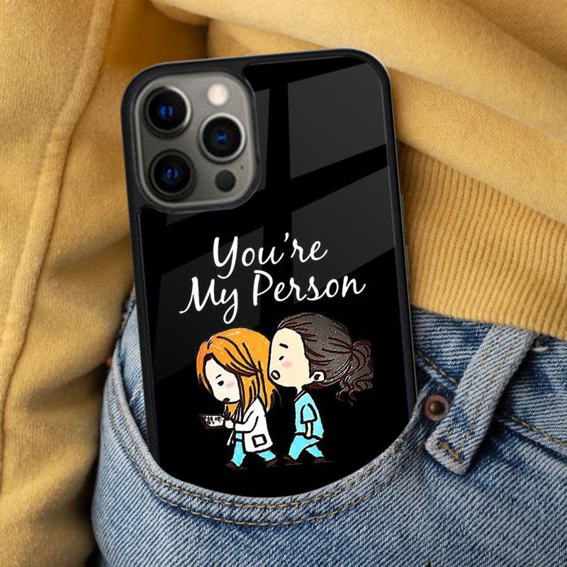 Анатомия Грейс Ты мой человек Мягкий чехол для телефона для iPhone 17 Air 16e Pro max 15 Pro 13 14 Plus 11 12 MagSafe Магнитный Coque